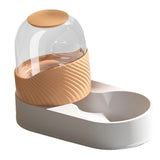 Maxbell Automatic Cat Food Dispenser Auto Cats Feeder for Puppy Small Medium Big Pet Orange