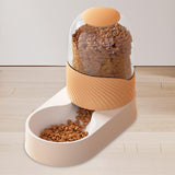 Maxbell Automatic Cat Food Dispenser Auto Cats Feeder for Puppy Small Medium Big Pet Orange