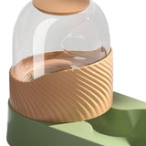 Maxbell Automatic Cat Food Dispenser Auto Cats Feeder for Puppy Small Medium Big Pet Green