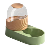 Maxbell Automatic Cat Food Dispenser Auto Cats Feeder for Puppy Small Medium Big Pet Green