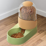 Maxbell Automatic Cat Food Dispenser Auto Cats Feeder for Puppy Small Medium Big Pet Green