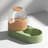 Maxbell Automatic Cat Food Dispenser Auto Cats Feeder for Puppy Small Medium Big Pet Green