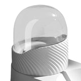 Maxbell Automatic Pet Feeder Dispenser Set Dogs Cats Food Feeder and Water Dispenser White