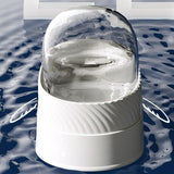 Maxbell Automatic Pet Feeder Dispenser Set Dogs Cats Food Feeder and Water Dispenser White