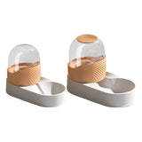 Maxbell Automatic Pet Feeder Dispenser Set Dogs Cats Food Feeder and Water Dispenser Orange