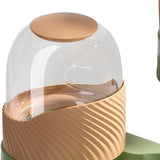 Maxbell Automatic Pet Feeder Dispenser Set Dogs Cats Food Feeder and Water Dispenser Green