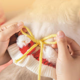 Maxbell Knitting Cat Collar Handmade Kitten Necklace Scarf for Puppy Small Dog Style B