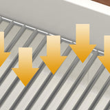 Maxbell Dog Toilet for Small and Medium Dogs Durable Pet Litter Pan Puppy Potty Tray White A