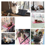 Maxbell Cat Window Perch Hammock Durable Cat Window Shelf for Kitty Kitten Small Cat Fleece