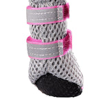 Maxbell 4 Pieces Dog Walking Boots Dog Boots for Puppy Teddy Small Medium Large Dogs M