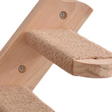 Maxbell Cat Climbing Shelf Wall Mounted Wooden Shelf for Indoor Cats Climbing Kitten 2 Steps