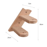 Maxbell Cat Climbing Shelf Wall Mounted Wooden Shelf for Indoor Cats Climbing Kitten 2 Steps