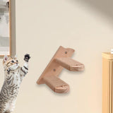Maxbell Cat Climbing Shelf Wall Mounted Wooden Shelf for Indoor Cats Climbing Kitten 2 Steps