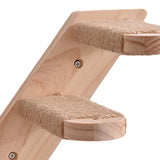 Maxbell Cat Climbing Shelf Wall Mounted Wooden Shelf for Indoor Cats Climbing Kitten 3 Steps