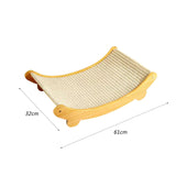 Maxbell Cat Scratcher Sleeping Couch Sofa for Indoor Cats Play Scratching Lounge Bed 61cmx32cm