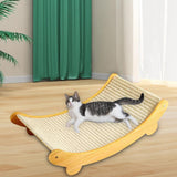 Maxbell Cat Scratcher Sleeping Couch Sofa for Indoor Cats Play Scratching Lounge Bed 61cmx32cm