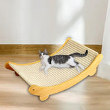 Maxbell Cat Scratcher Sleeping Couch Sofa for Indoor Cats Play Scratching Lounge Bed 61cmx32cm