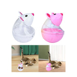 Maxbell Cat Treat Toy Small Cat Food Balls Slow Feeder for Interactive Training Cats White