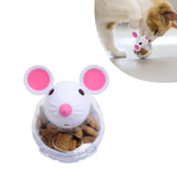 Maxbell Cat Treat Toy Small Cat Food Balls Slow Feeder for Interactive Training Cats White