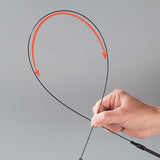 Maxbell Cat Teaser Toy Flexible Exerciser Handheld Teaser Toy for Prowl Jump  White