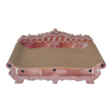 Maxbell Corrugated Cardboard Cat Scratcher Couch Bed for Indoor Cats Home Decoration