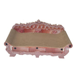 Maxbell Corrugated Cardboard Cat Scratcher Couch Bed for Indoor Cats Home Decoration