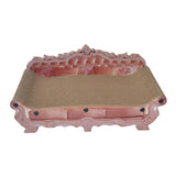 Maxbell Corrugated Cardboard Cat Scratcher Couch Bed for Indoor Cats Home Decoration