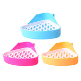 Maxbell Pee Pan Tray Portable Pet Toilet Potty Trainer for Guinea Pigs Ferrets Birds blue