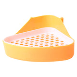 Maxbell Pee Pan Tray Portable Pet Toilet Potty Trainer for Guinea Pigs Ferrets Birds yellow