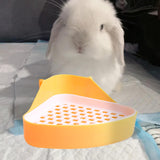 Maxbell Pee Pan Tray Portable Pet Toilet Potty Trainer for Guinea Pigs Ferrets Birds yellow