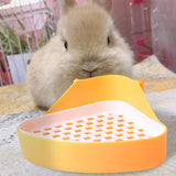 Maxbell Pee Pan Tray Portable Pet Toilet Potty Trainer for Guinea Pigs Ferrets Birds yellow