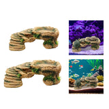 Maxbell Turtle Resting Basking Platform Climbing Shelf Reptile Habitat Climbing Ramp M