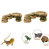 Maxbell Turtle Resting Basking Platform Climbing Shelf Reptile Habitat Climbing Ramp M