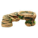 Maxbell Turtle Resting Basking Platform Climbing Shelf Reptile Habitat Climbing Ramp M