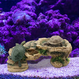 Maxbell Turtle Resting Basking Platform Climbing Shelf Reptile Habitat Climbing Ramp M