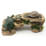 Maxbell Turtle Resting Basking Platform Climbing Shelf Reptile Habitat Climbing Ramp M