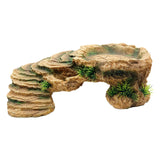 Maxbell Turtle Resting Basking Platform Climbing Shelf Reptile Habitat Climbing Ramp L