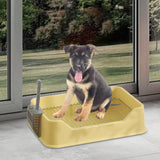 Maxbell Dog Toilet Training Potty Tray Pet Accessories Pan Other Pets Dog Toilet Yellow