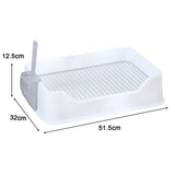 Maxbell Dog Toilet Training Potty Tray Pet Accessories Pan Other Pets Dog Toilet White