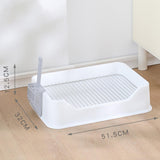 Maxbell Dog Toilet Training Potty Tray Pet Accessories Pan Other Pets Dog Toilet White
