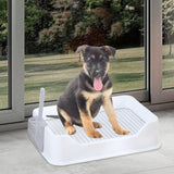 Maxbell Dog Toilet Training Potty Tray Pet Accessories Pan Other Pets Dog Toilet White