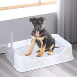 Maxbell Dog Toilet Training Potty Tray Pet Accessories Pan Other Pets Dog Toilet White
