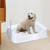 Maxbell Dog Toilet Training Potty Tray Pet Accessories Pan Other Pets Dog Toilet White