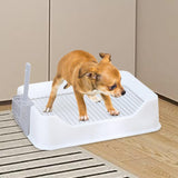Maxbell Dog Toilet Training Potty Tray Pet Accessories Pan Other Pets Dog Toilet White