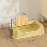 Maxbell Pet Dog Toilet Puppy Training Potty Tray Potty Pan Indoor Dog Potty Tray yellow