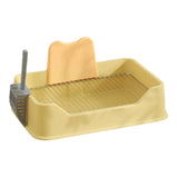 Maxbell Pet Dog Toilet Puppy Training Potty Tray Potty Pan Indoor Dog Potty Tray yellow