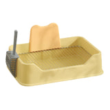 Maxbell Pet Dog Toilet Puppy Training Potty Tray Potty Pan Indoor Dog Potty Tray yellow