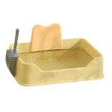 Maxbell Pet Dog Toilet Puppy Training Potty Tray Potty Pan Indoor Dog Potty Tray yellow