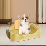 Maxbell Pet Dog Toilet Puppy Training Potty Tray Potty Pan Indoor Dog Potty Tray yellow
