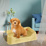 Maxbell Pet Dog Toilet Puppy Training Potty Tray Potty Pan Indoor Dog Potty Tray yellow